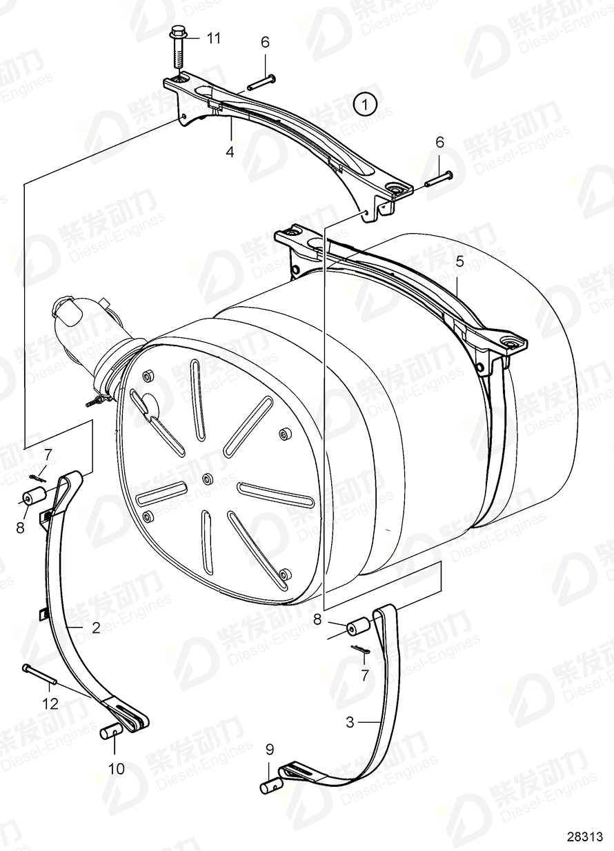 volvo penta Stub 22249600 Drawing volvo penta Stub 22249600 Drawing